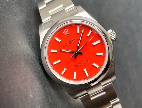 2021 Oyster Perpetual 277200 Coral Red Discontinued Full Set