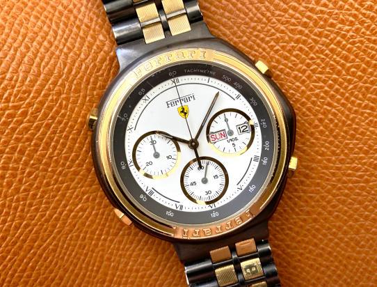 1988 Cartier pour Ferrari FORMULA chronograph UNPOLISHED
