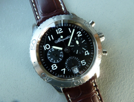 2001 Type XX Flyback transatlantique 3820 Box and papers