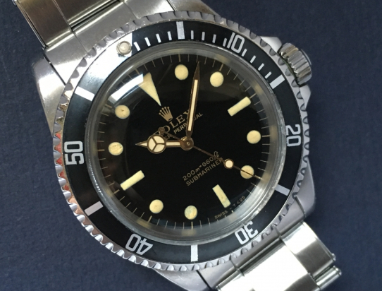 1965 Submariner 5513 Gilt MIRROR, Gilt hands