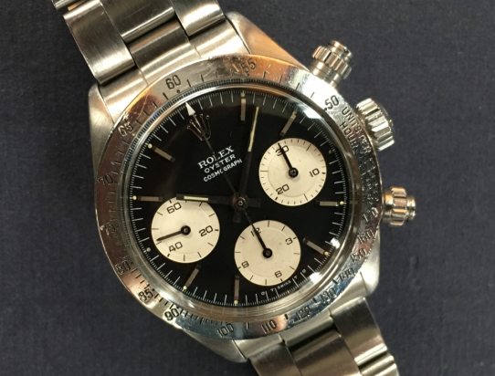 1975 Daytona 6265 Sigma black dial Box and Papers + revision